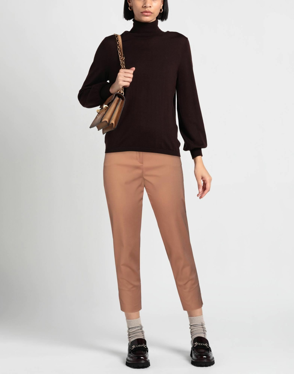 Peserico Womens Pants Camel