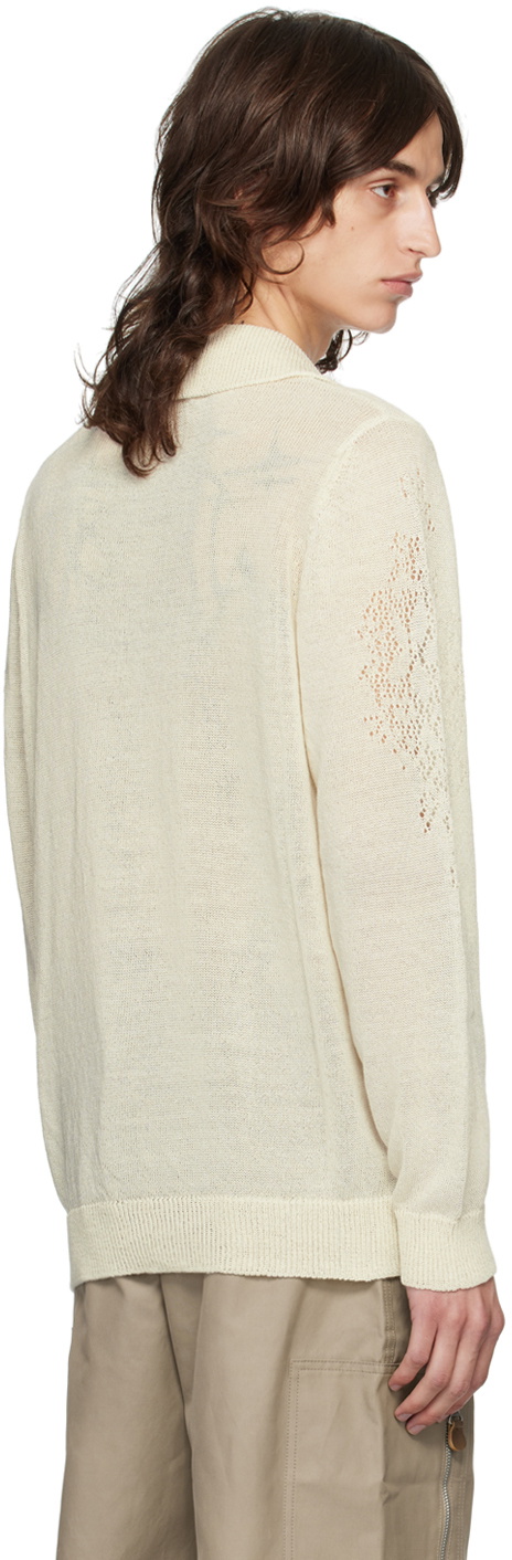 OUR LEGACY Off-White Big Piquet Polo Our Legacy