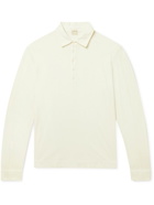 Massimo Alba - Ischia Slub Cotton-Jersey Polo Shirt - Neutrals