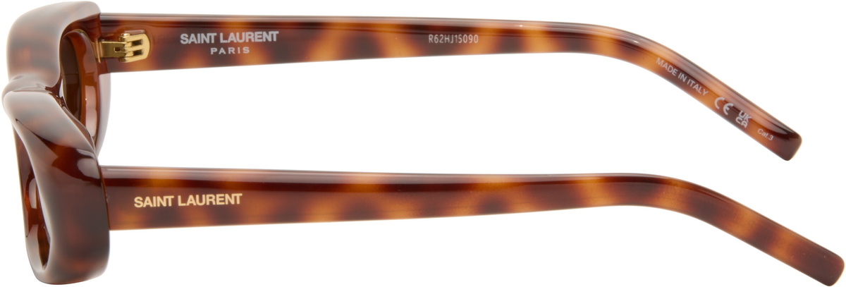 Saint Laurent Brown SL 557 Shade Plump Sunglasses