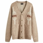 Pendleton Men's Shaggy Cardigan in Beige Beacon Rock