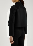Harris Wharf London Cropped Scuba Jacket Black