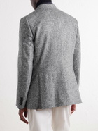 Paul Smith - Double-Breasted Donegal Wool-Tweed Blazer - Gray