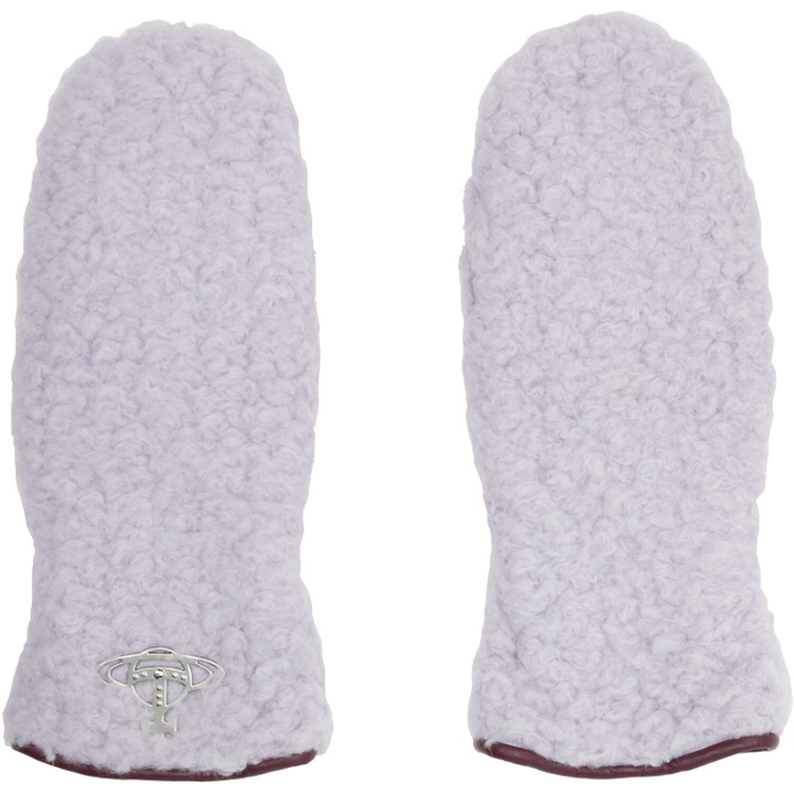 Photo: Vivienne Westwood Purple Poodle Boa Mitts