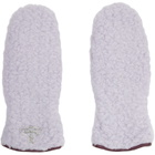 Vivienne Westwood Purple Poodle Boa Mitts