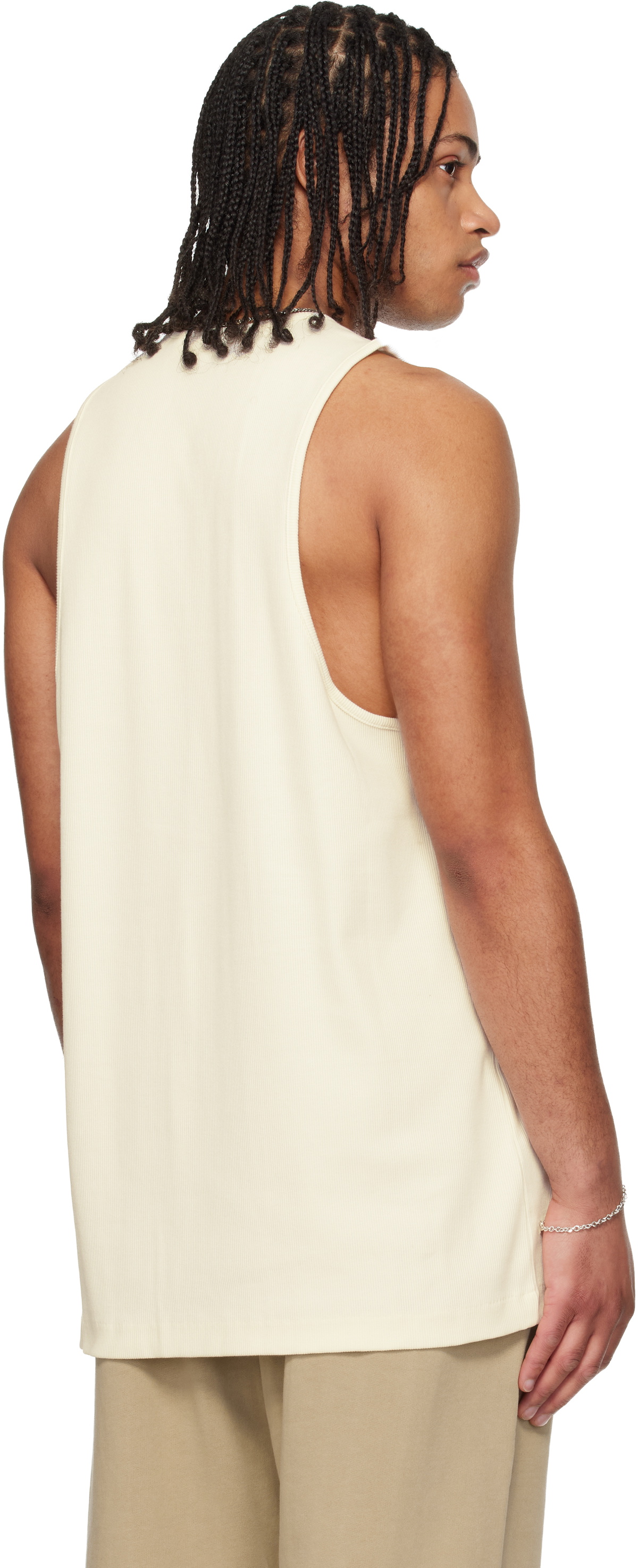 Fear of God ESSENTIALS Off-White Rib Tank Top
