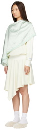 Sandy Liang Off-White Tulsa Midi Dress