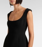 Miu Miu Scoop-neck midi dress
