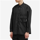Uniform Experiment Men's Weather Field Long Sleeve Shirt in Black