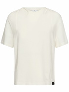COURREGES Hooded Jersey Top