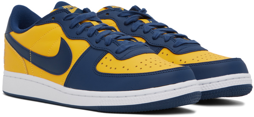 Nike Navy & Yellow Terminator Low Sneakers Nike