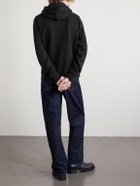 Burberry - Logo-Print Cotton-Jersey Hoodie - Black