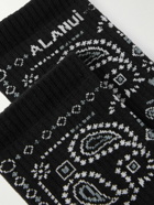 Alanui - Bandana-Jacquard Cotton-Blend Socks