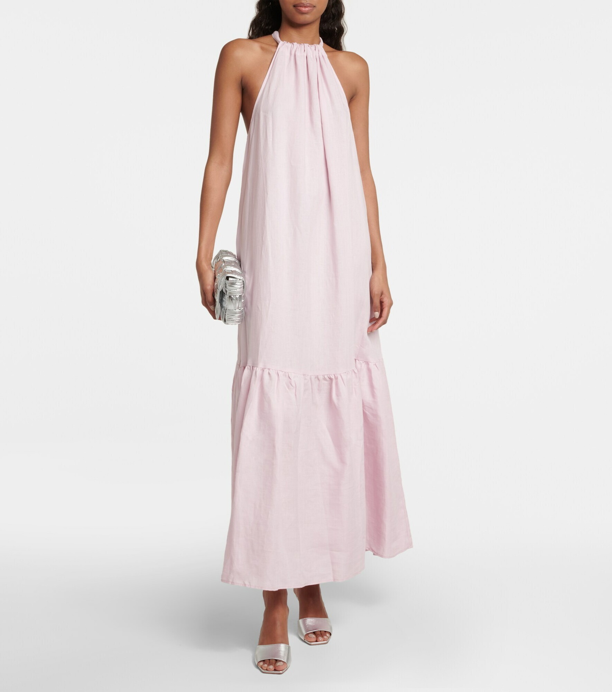 aidan mattox long sleeve sequin dress Aidan Mattox MD1E207719 - Long Mesh A-Line Dress