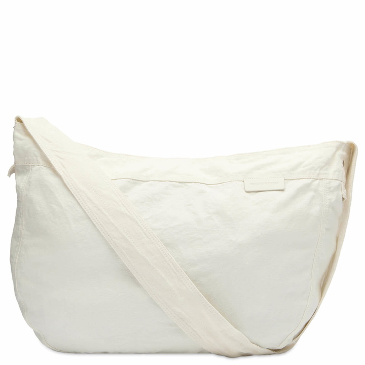 Photo: Nothing Written Women's Linen Cross Body Bag in White 