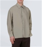 Lemaire Twisted silk-blend shirt