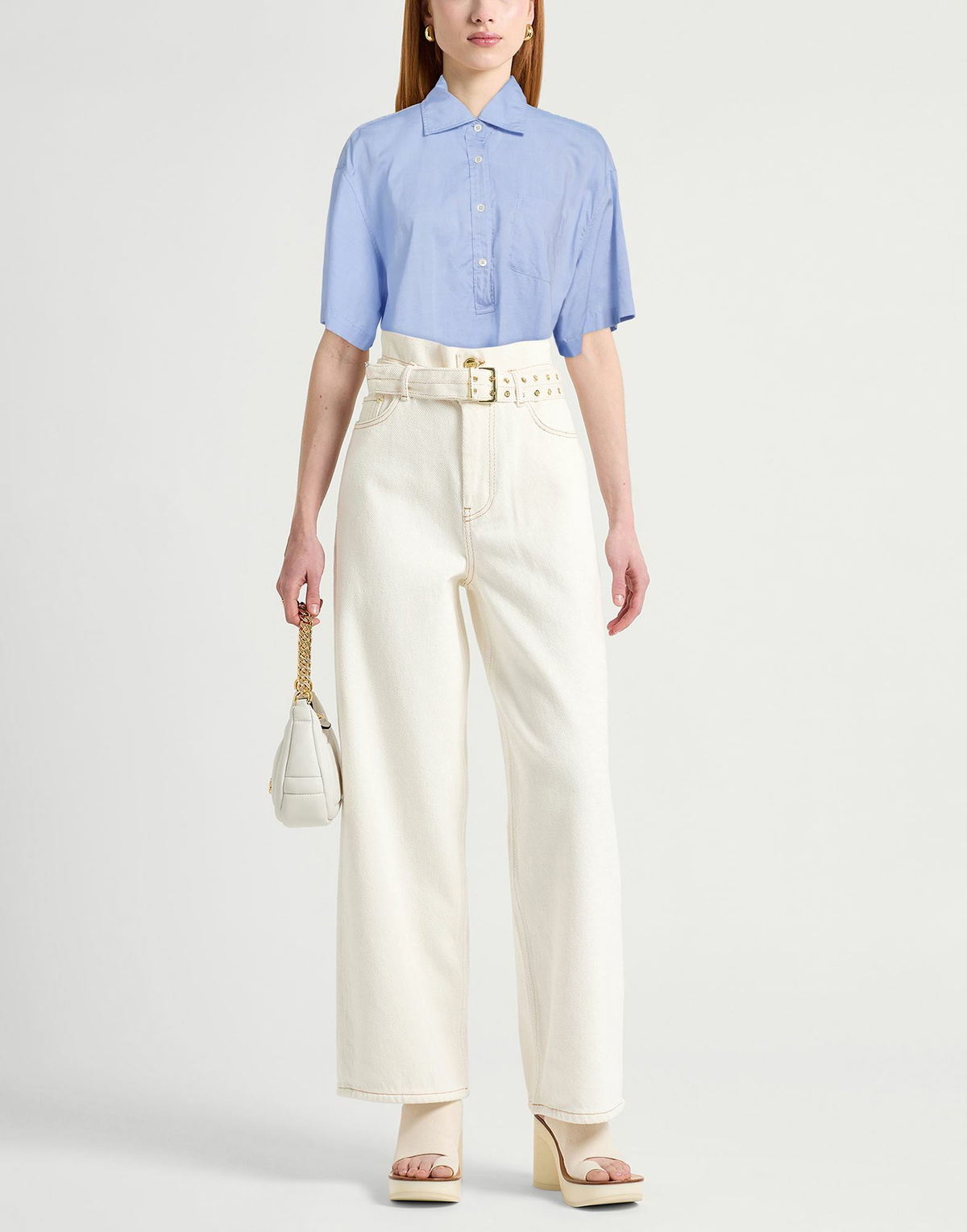 Massimo Alba Womens Top Light in Blue