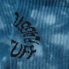 Flagstuff Men's Tie Dye Sock in Blue