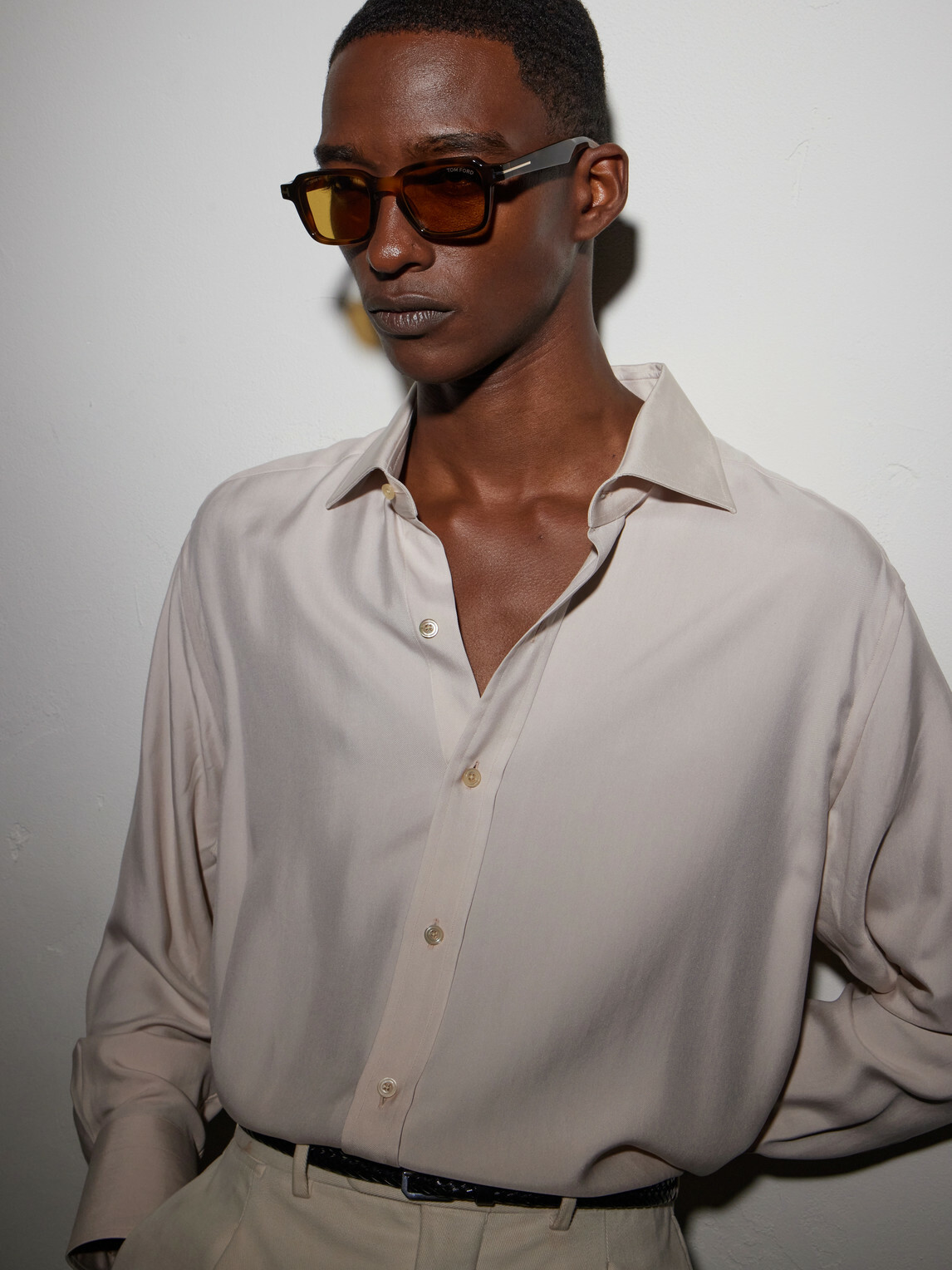 TOM FORD - Ezra-02 Square-Frame Tortoiseshell Acetate Sunglasses