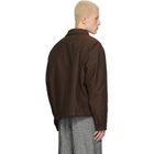 MM6 Maison Margiela Brown Insulated Cotton Wool Jacket
