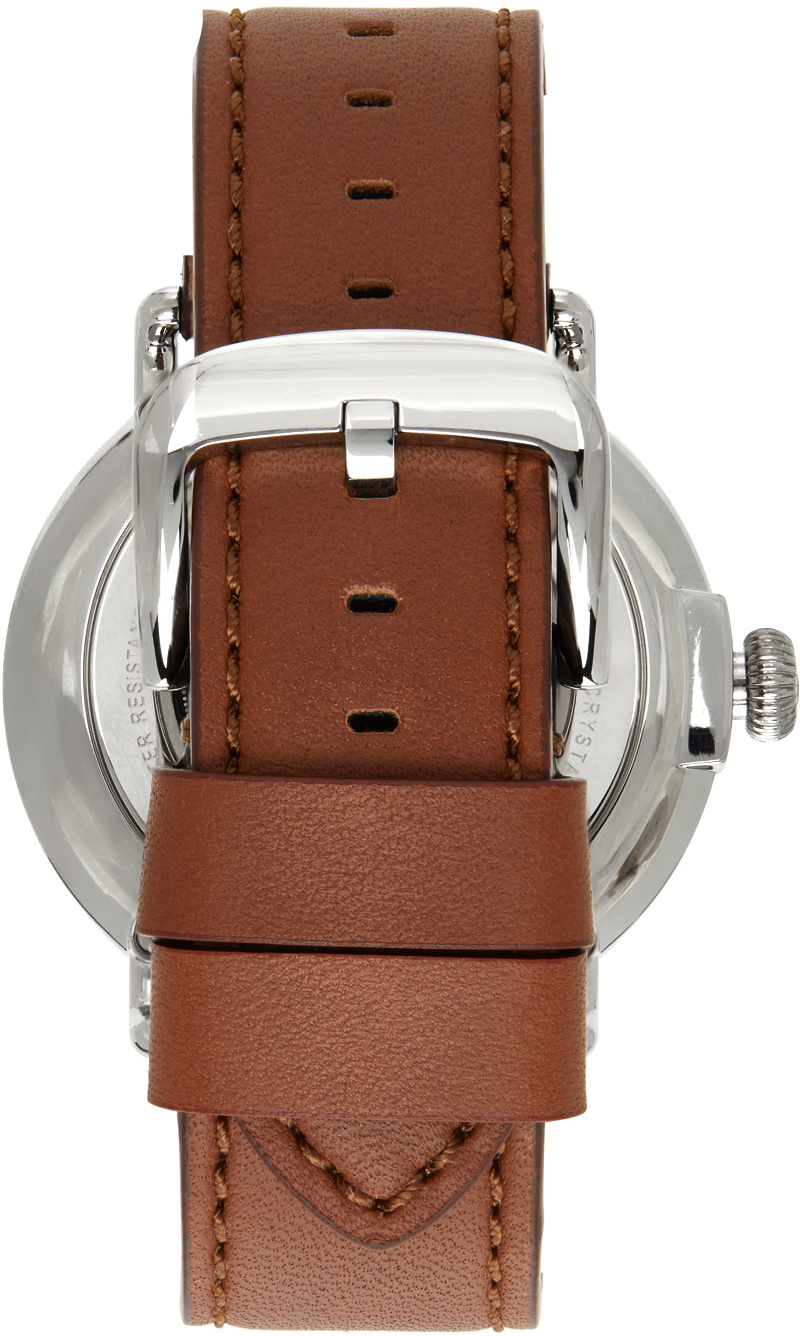Shinola Silver & Grey 'The Runwell' 47mm Watch