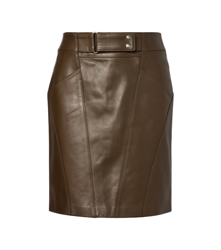 Photo: Tom Ford Leather miniskirt