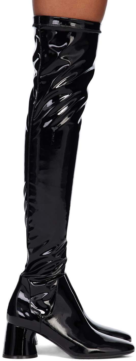 KHAITE Black Wythe Boots Khaite