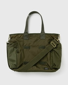 Porter Yoshida & Co. Force 2 Way Tote Bag Green - Mens - Tote & Shopping Bags