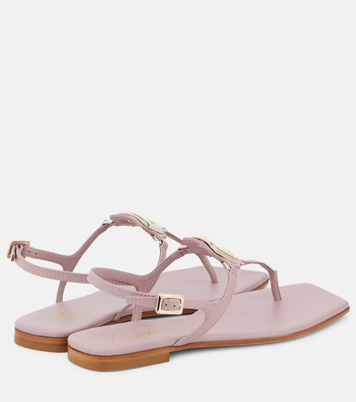 Roger Vivier Viv' By The Sea leather thong sandals