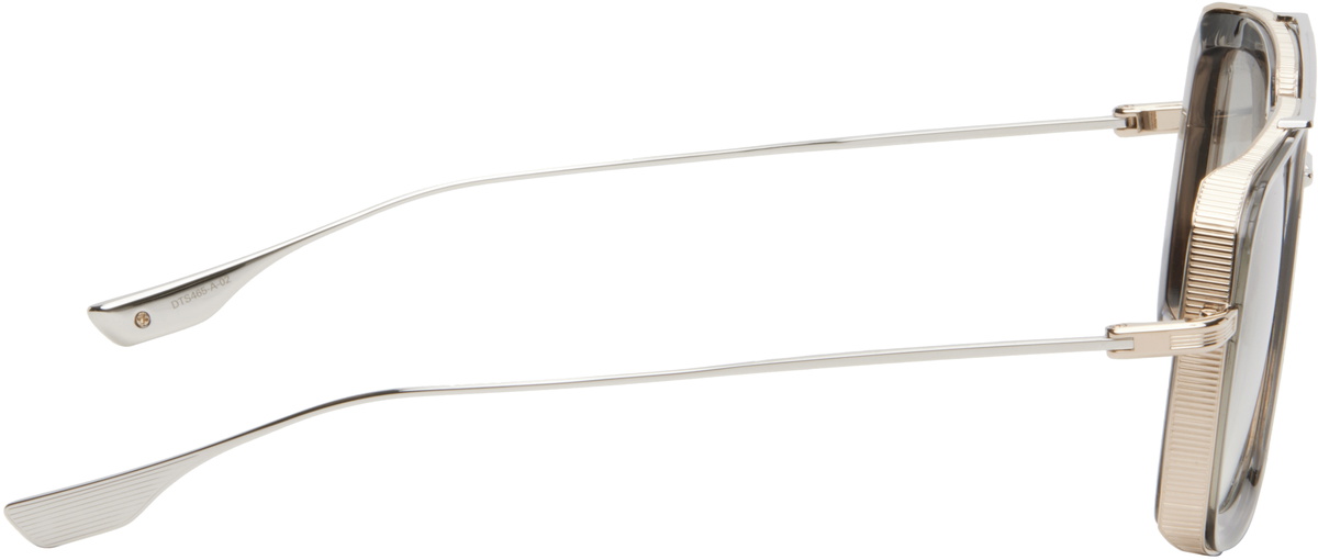 サングラス DITA Dita - DUBSIGNAL - WHIE GOLD GREY Dita Gold & Gray Dubsignal Sunglasses Dita