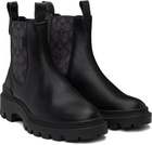 Coach 1941 Black Colson Signature Chelsea Boots