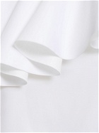 GIAMBATTISTA VALLI - Ruffled Cotton Poplin One Shoulder Top