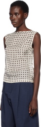Caro Editions Off-White Alexa Top