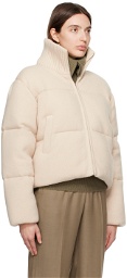 Joseph Off-White Quilted Down Jacket