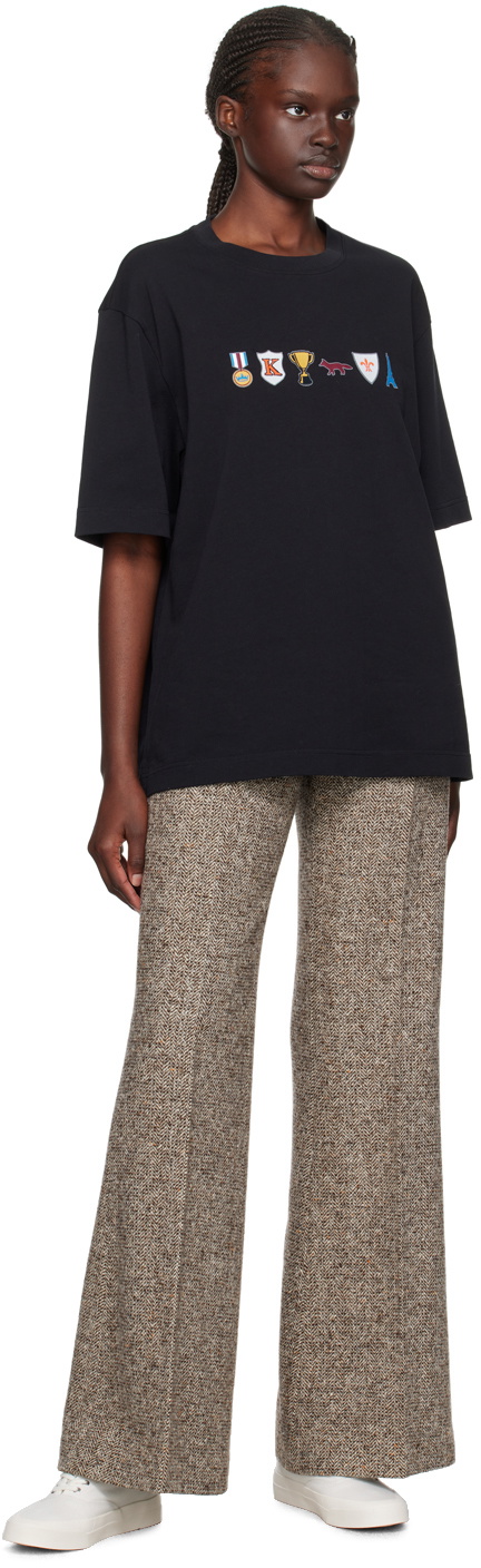Golden Goose Beige Wide-Leg Trousers