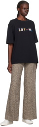 Golden Goose Beige Wide-Leg Trousers