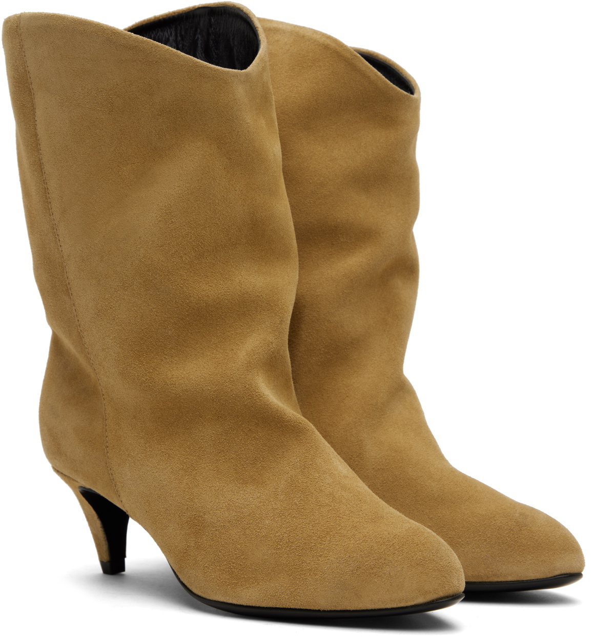 BY FAR Tan Osage Boots