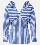 Givenchy Striped cotton poplin blouse
