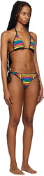 AGR Black Striped Bikini