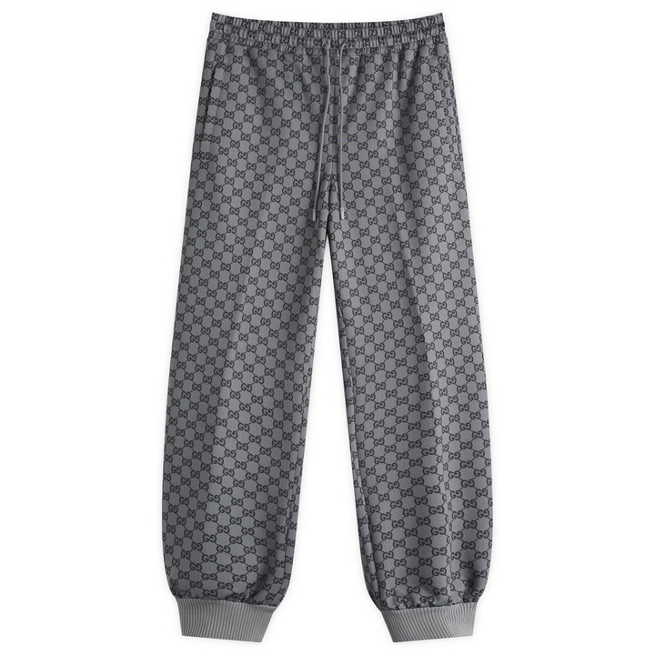 Photo: Gucci Men's Light Neoprene Jogging Pants in Grey/Black