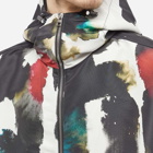 Alexander McQueen Men's Macro Grafitti Hooded Windbreaker in Mix Colors