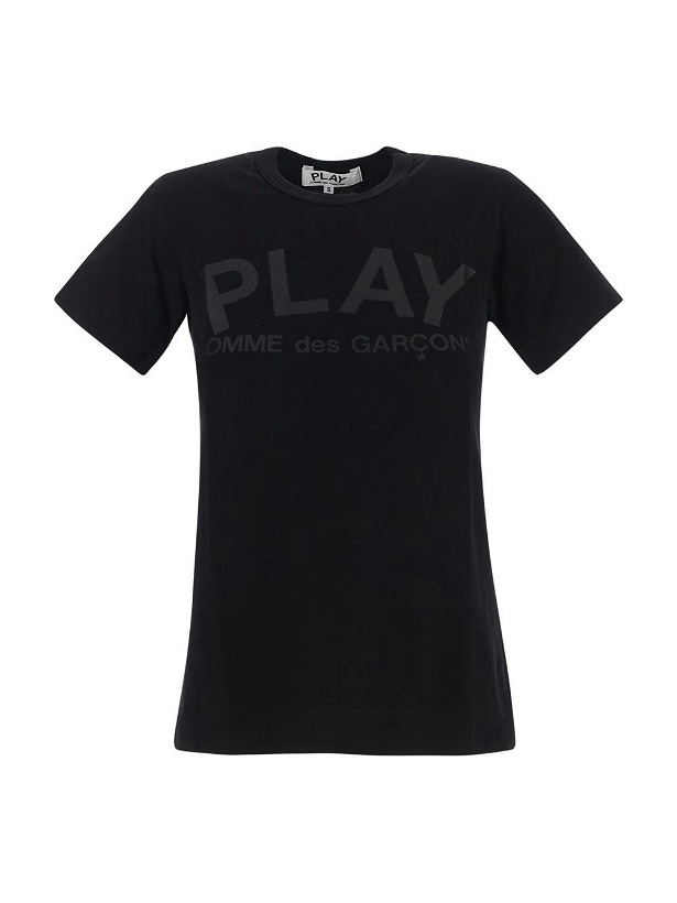 Photo: Comme Des Garçons Play Tonal Logo Print T Shirt