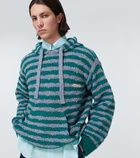 Marni - Striped cotton-blend hoodie