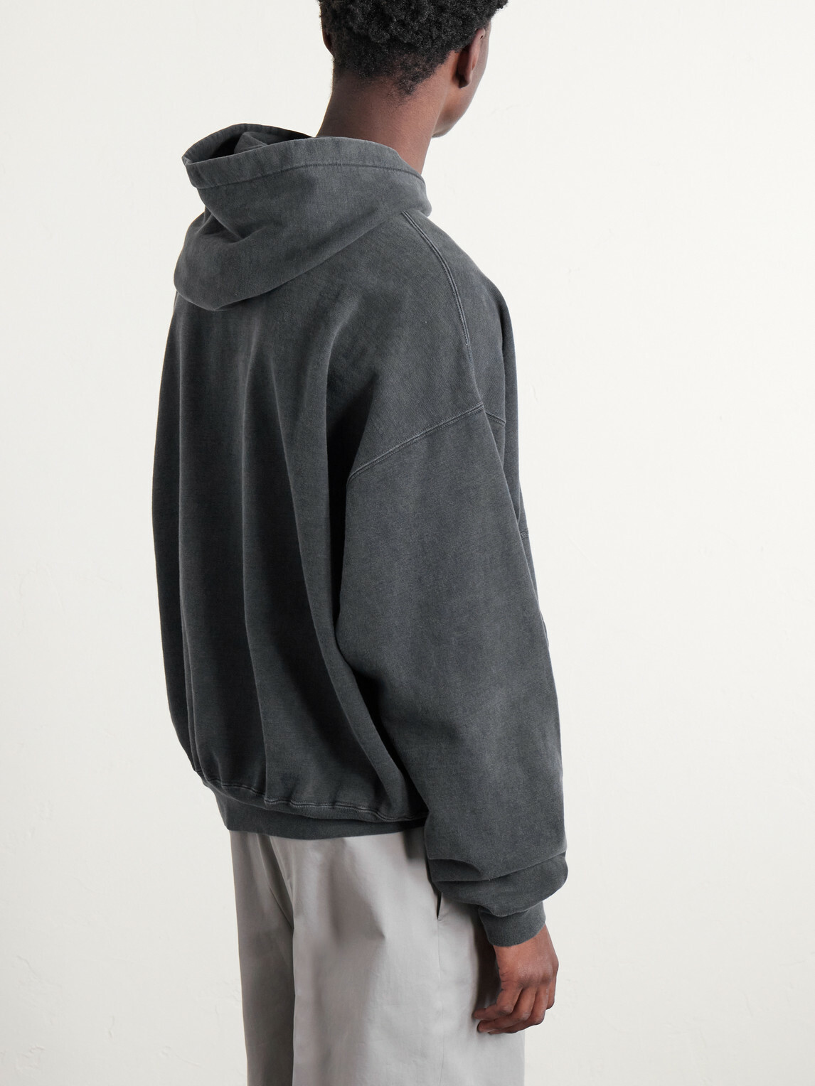Remi Relief - Cotton-Jersey Hoodie - Gray