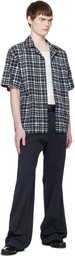 Lanvin Black Checked Shirt