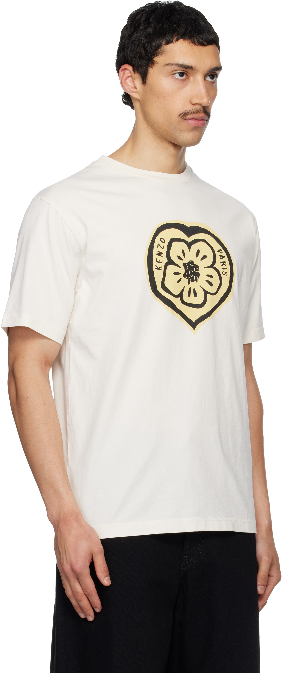 Kenzo Off-White Kenzo Paris 'KENZO Boke Heart' T-shirt