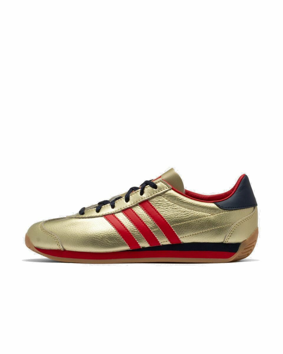 Photo: Adidas Country Og Gold/Red - Mens - Lowtop