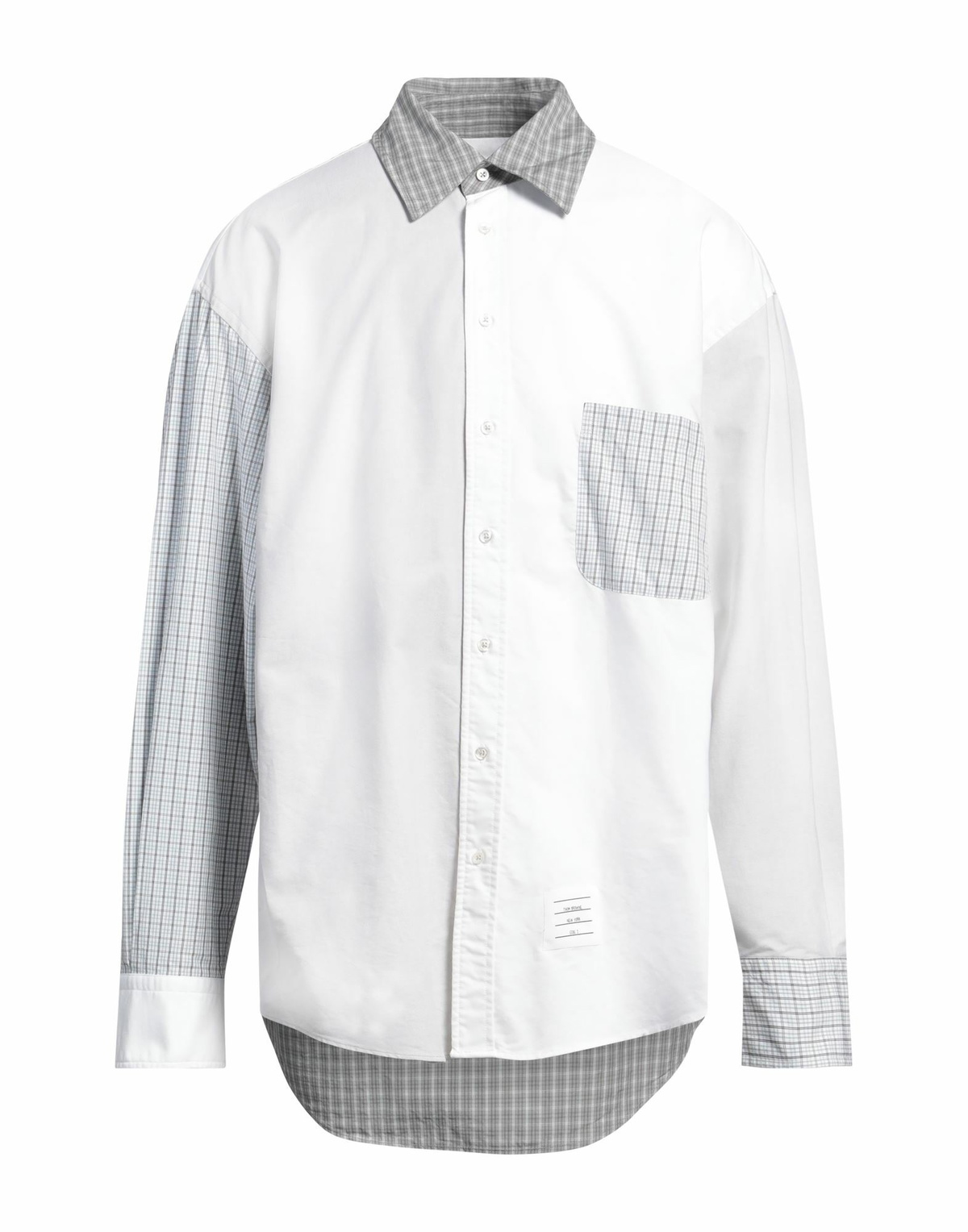 Thom Browne Mens Shirt Light in Grey