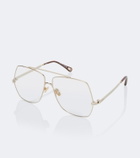 Chloé Aly navigator glasses