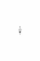 Diesel Stainless steel hoop earring - Earrings - Unisex - Silver